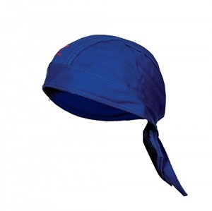 23-3612  Doo-Rag, vlamvertragend blauw katoen