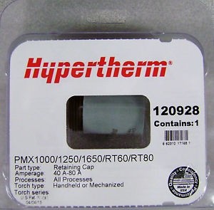 120928 HYPERTHERM Retaining Cap, 40-80 amp