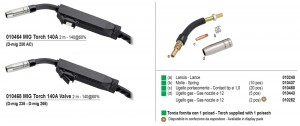 010464 Deca / Trafimet Lastoorts 140 AMP 2 METER DIRECTE AANSLUITING