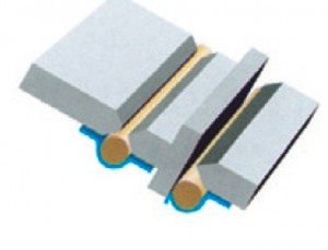 W000010399 Onderlegstrip KERALINE TR3- 8mm p/96m