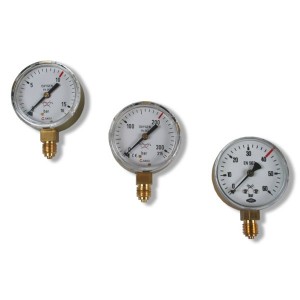 Manometer zuurstof 0-10/16 bar